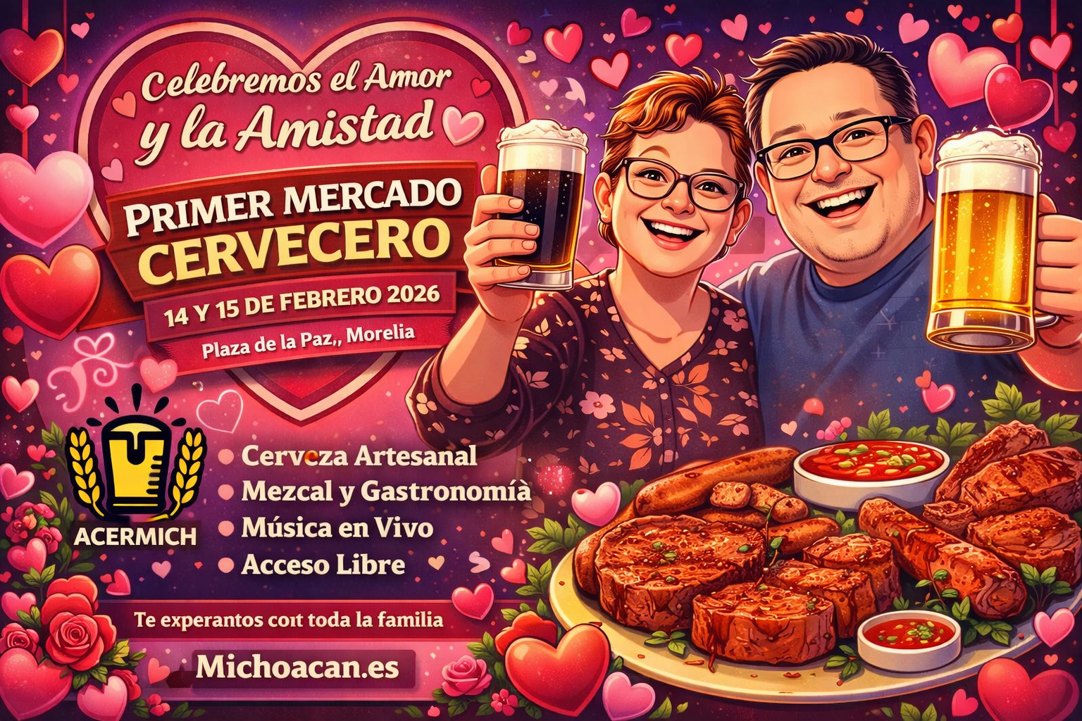 ACERMICH invita al Primer Mercado Cervecero 2026 en Morelia