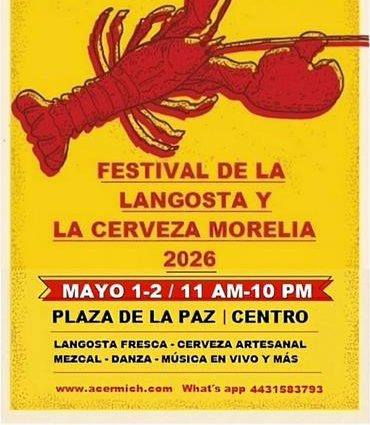 Festival de la Langosta y la Cerveza Morelia 2026 | Entrada Gratis