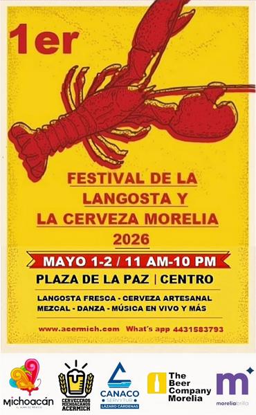 Festival de la Langosta y la Cerveza Morelia 2026 | Entrada Gratis